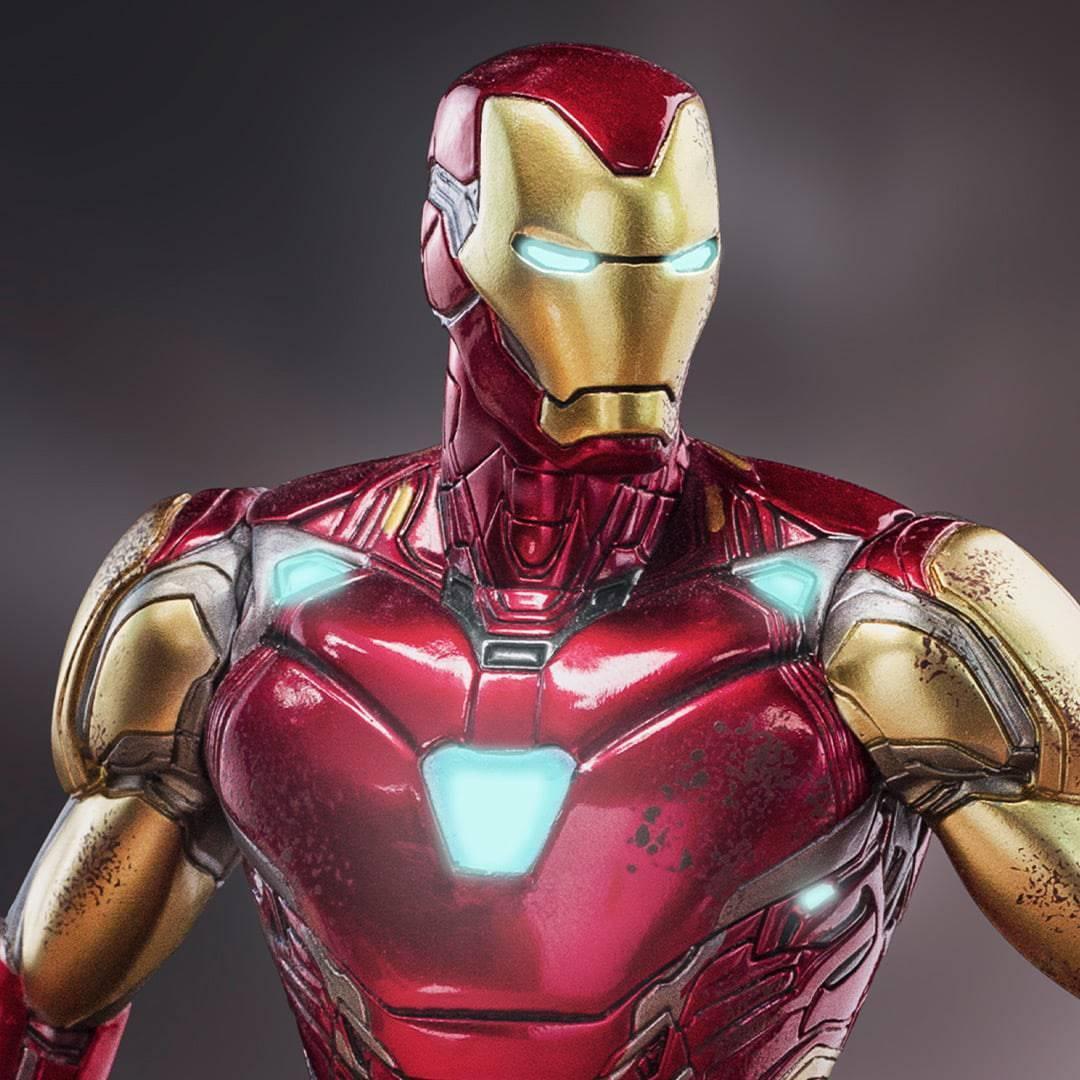 Iron Studios The Infinity Saga Iron Man Ultimate BDS Art Scale 1/10 Statue - Marvel Avengers Collectible for Display & Home Decor