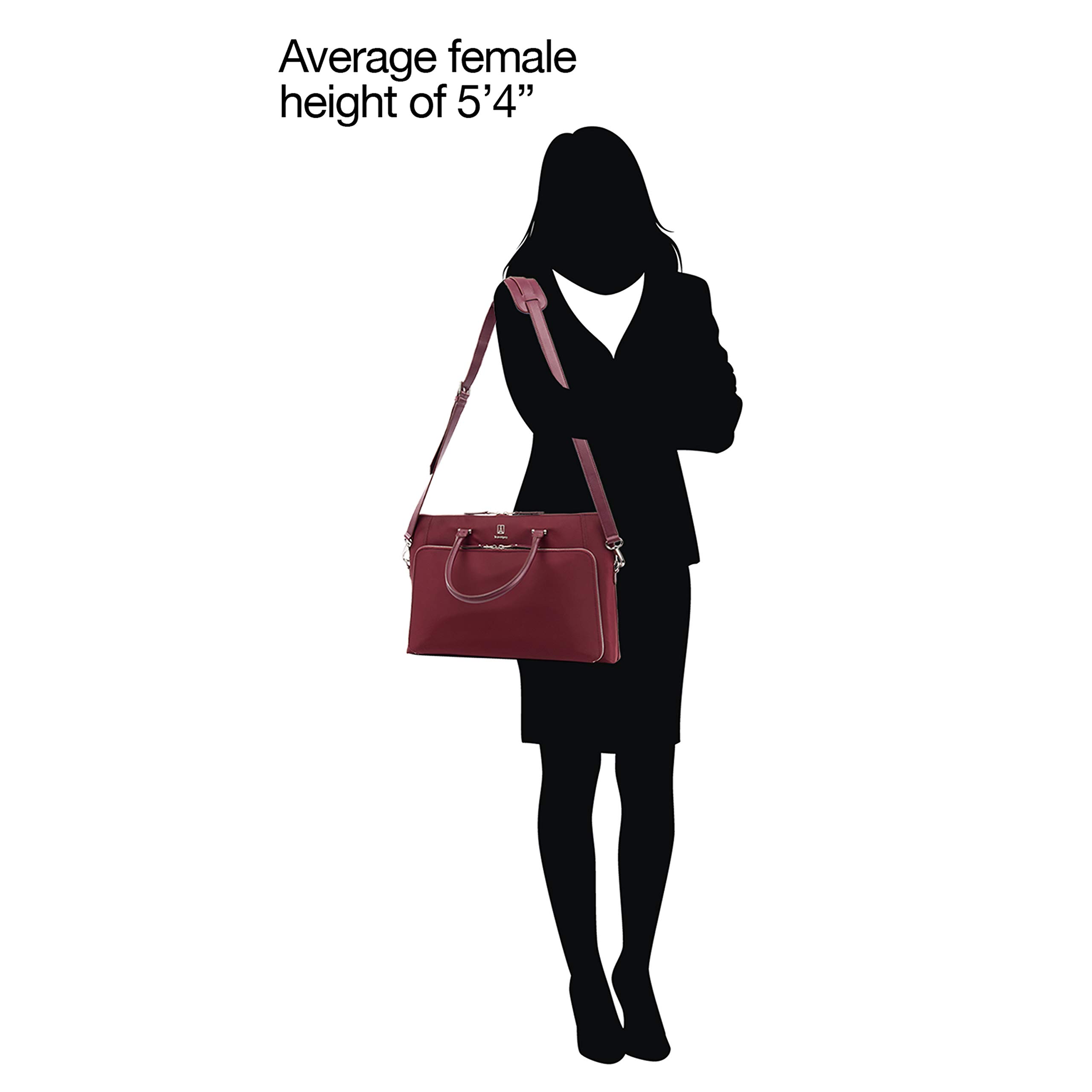Travelpro Platinum Elite Women's Travel Briefcase - 14 Inch Laptop Briefcase for Business Women | Professional Work Bag for Office, School & Airplane Travel