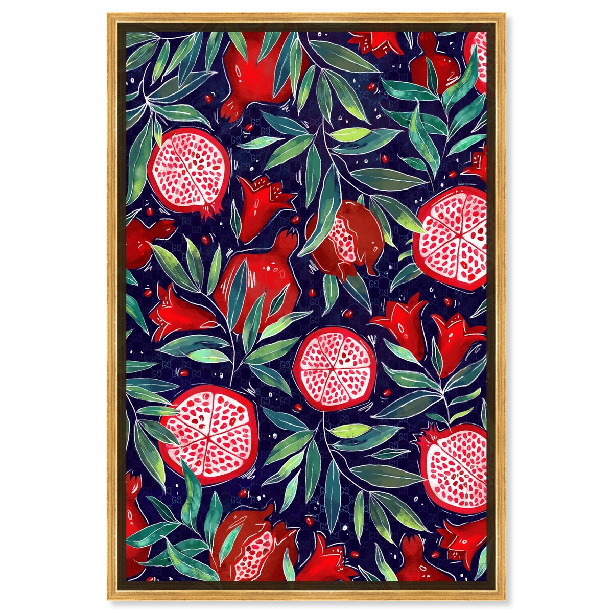 Blooming Tropical Flowers Framed Canvas Wall Art - White Cabin & Lodge Decor for Kitchen, Living Room, Bedroom | Nature Inspired Floral Print for Home & Office