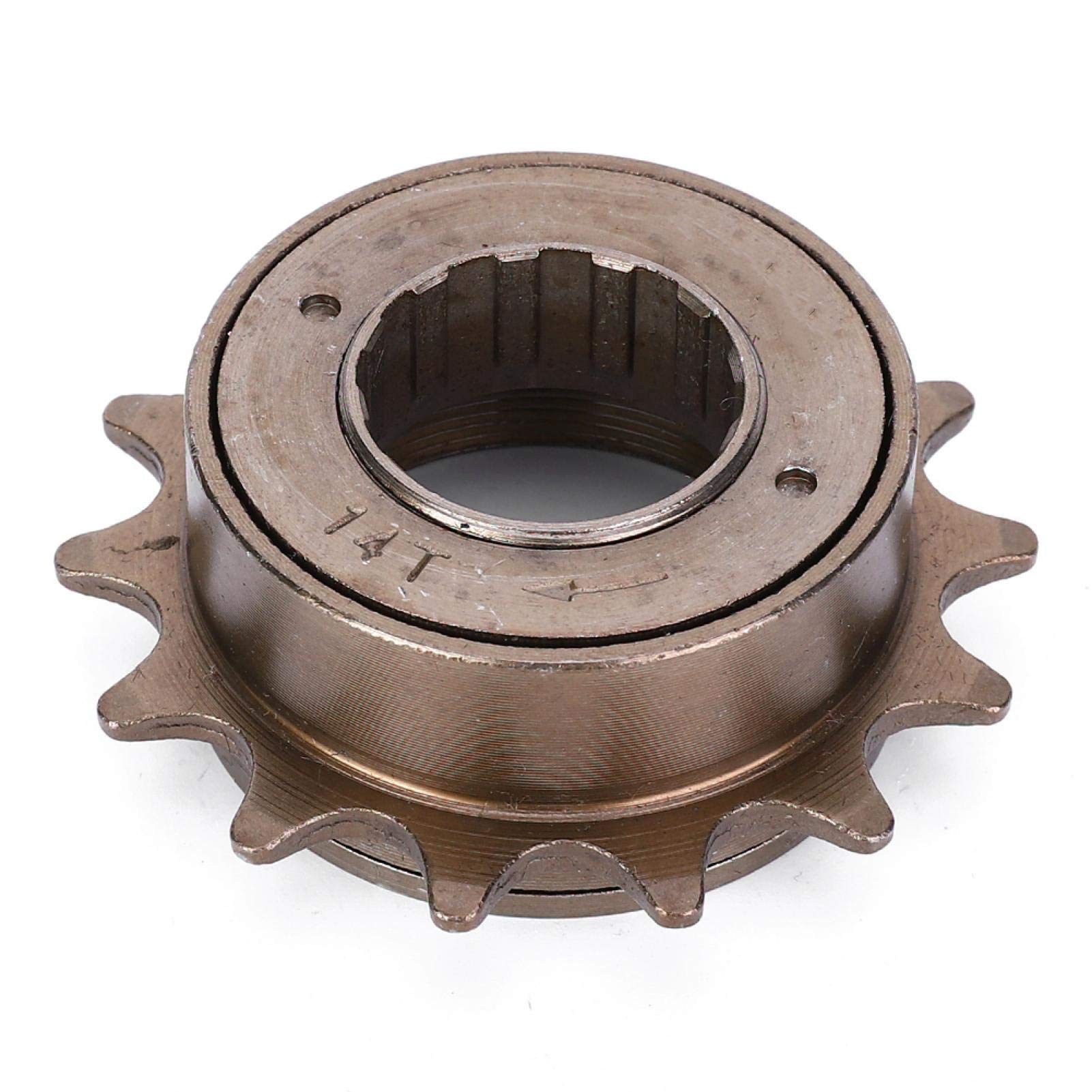 Wosune Bronze Durable Single Speed Flywheel - High Reliability Bike Accessory for Road & Mountain Bikes | Stable Performance Folding Bike Repair Parts | Perfect for Commuting, Trail Riding & DIY Bike Maintenance
