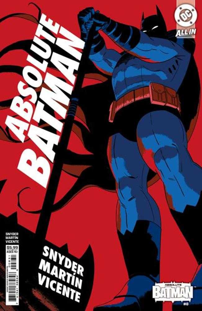 Absolute Batman #8 Cover C Marcos Martin Card Stock Variant - Limited Edition Collectible Comic for DC Fans & Comic Book Enthusiasts | Perfect for Display, Gifts & Investment