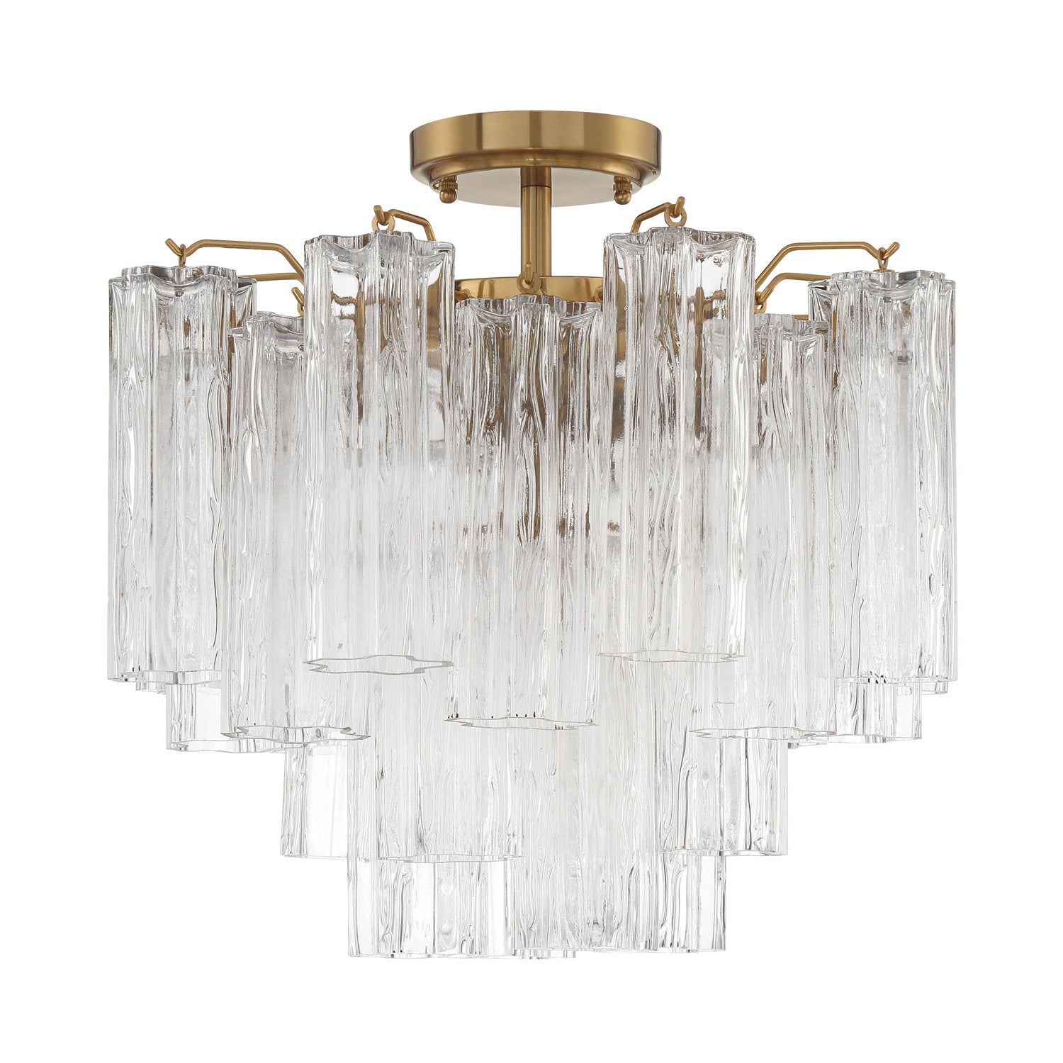 TRONCHI Ceiling Mount Light Fixture - Modern LED Flush Mount for Living Room, Bedroom, Kitchen & Hallway Lighting