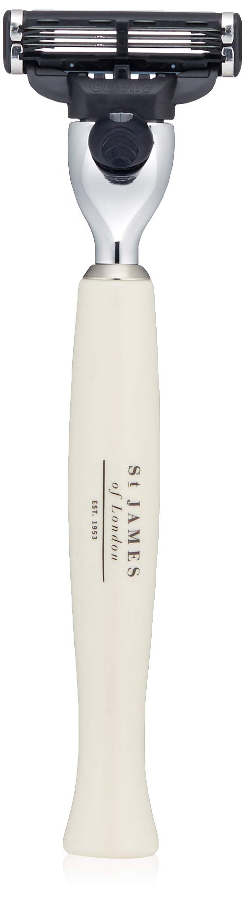 St James of London Cheeky B'stard Mach III Razor - Premium Shaving Kit for Men with Smooth Glide & Close Shave - Perfect for Travel, Gifts & Daily Grooming Routine