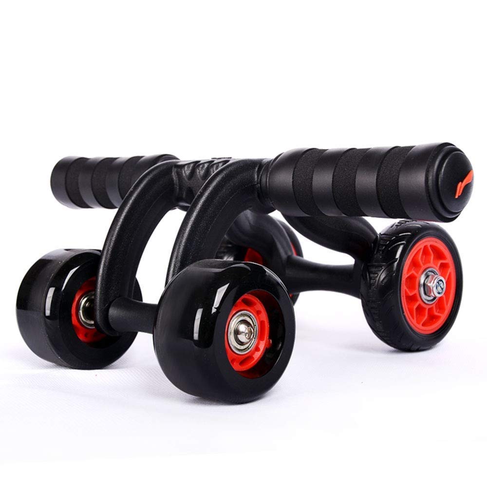 PDGJG Ab Roller Wheel - Ergonomic Abdominal Exercise Equipment with Knee Pad for Core Workouts | Home Gym Fitness Gear for Trainers & Beginners | Perfect for Abs Training, Strength Building & Full-Body Workouts