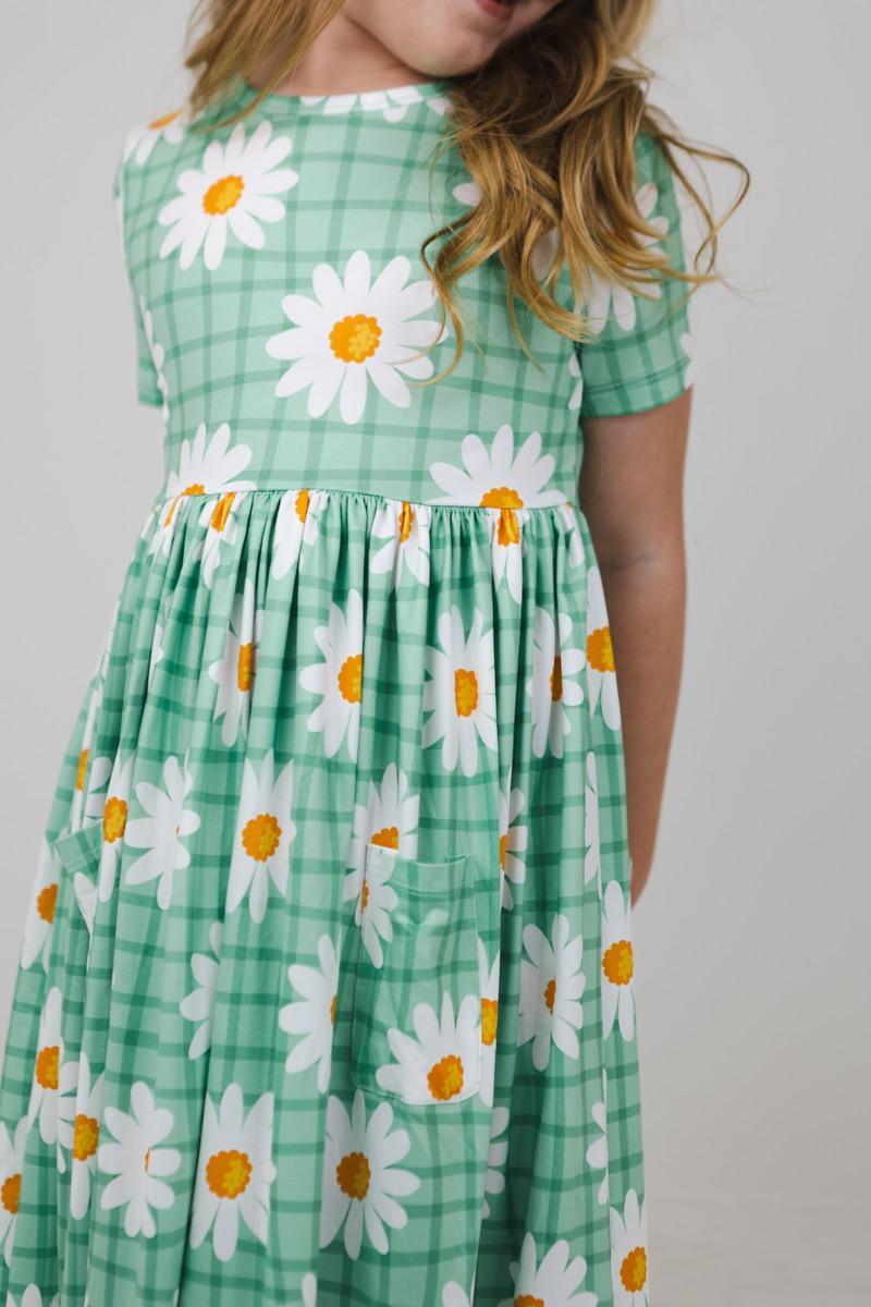 Off the Grid Short Sleeve Pocket Twirl Dress - Summer Casual Flowy Swing Dress for Women, Perfect for Beach Vacations, Picnics & Date Nights