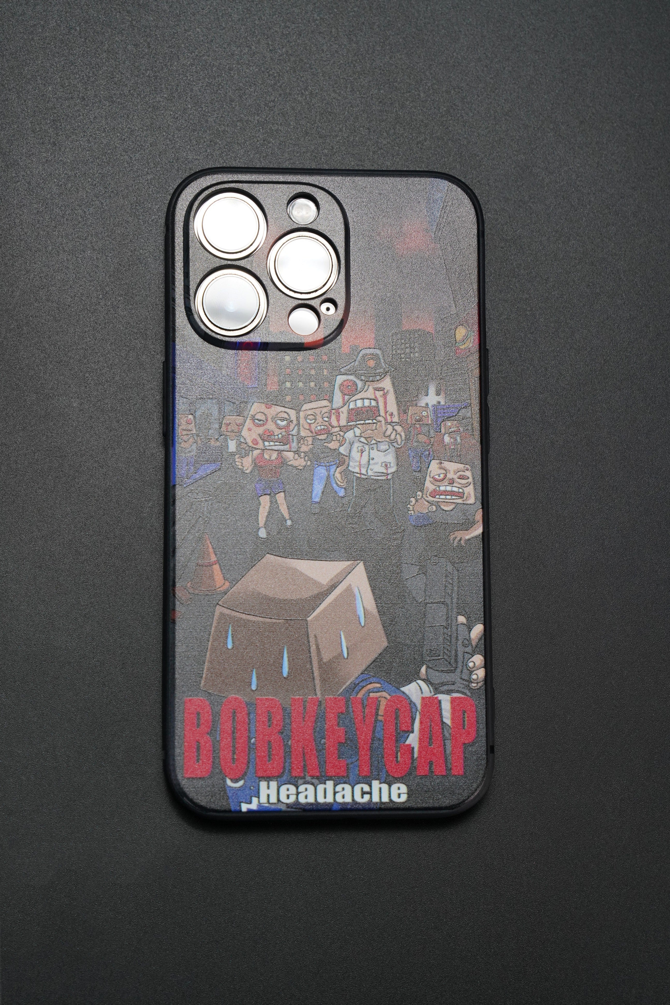 Custom Keycap Man Phone Case - Durable Protective Cover for iPhone & Android - Perfect for Gamers & Anime Fans