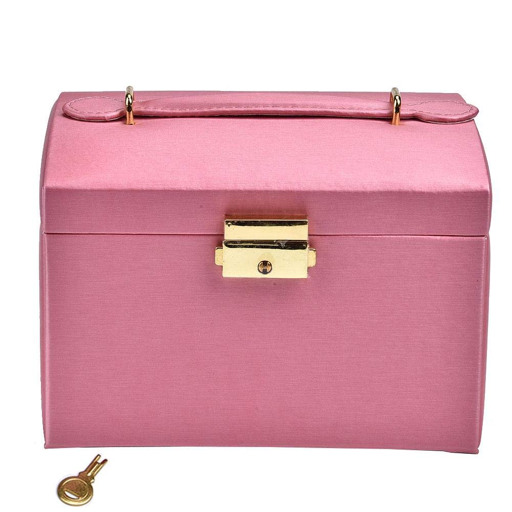Premium PU Leather Jewelry Storage Box - Watch, Earring, Ring & Necklace Organizer Case | Perfect for Travel, Home & Gift Giving