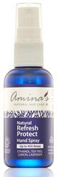 Organic Refresh & Protect Hand Spray 50ml - Natural Moisturizing & Antibacterial for Dry Skin - Perfect for Travel, Office & Daily Use