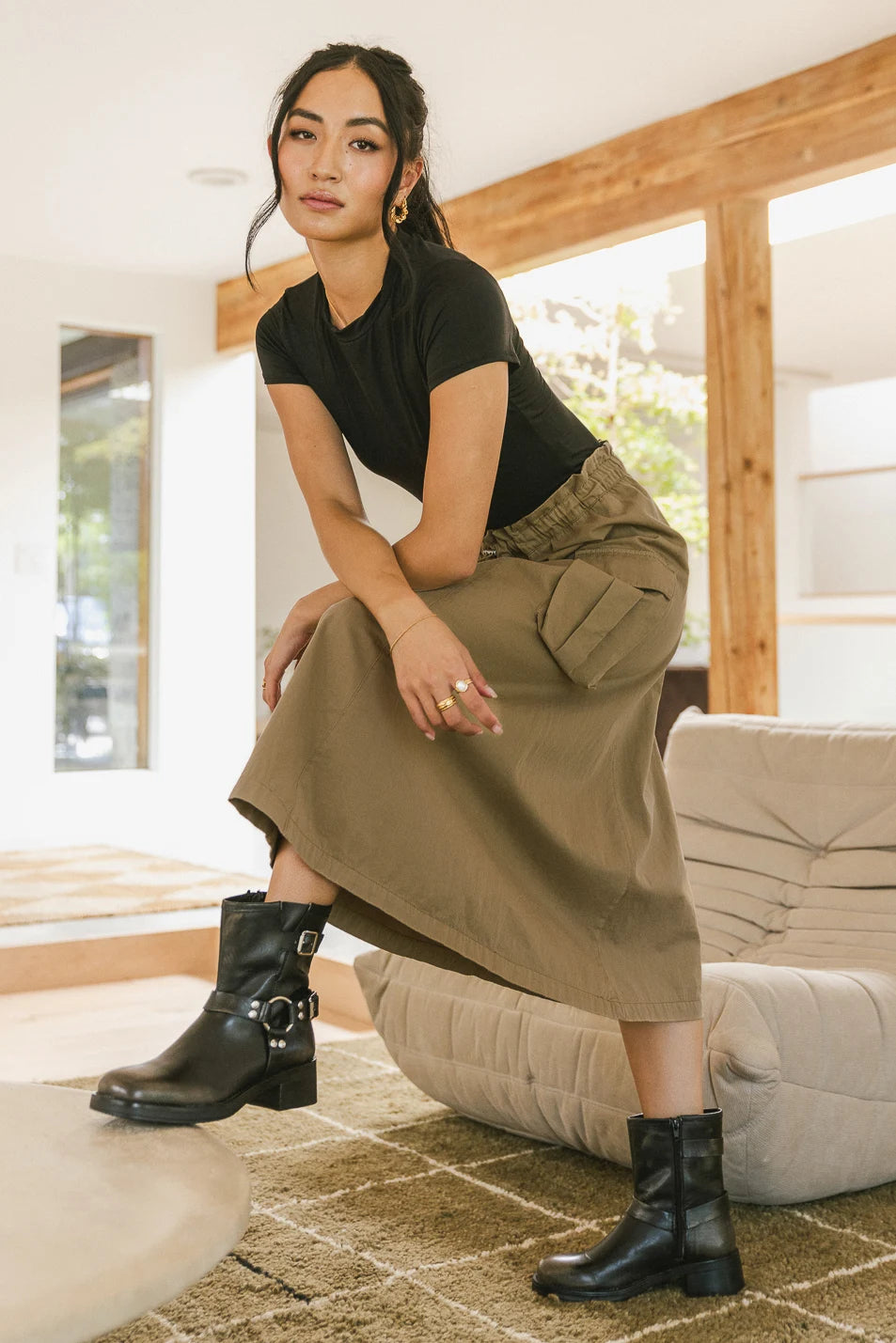 Angelina Cargo Skirt for Women - Stylish & Functional Utility Skirt with Pockets | Perfect for Outdoor, Travel & Casual Wear | FINAL SALE