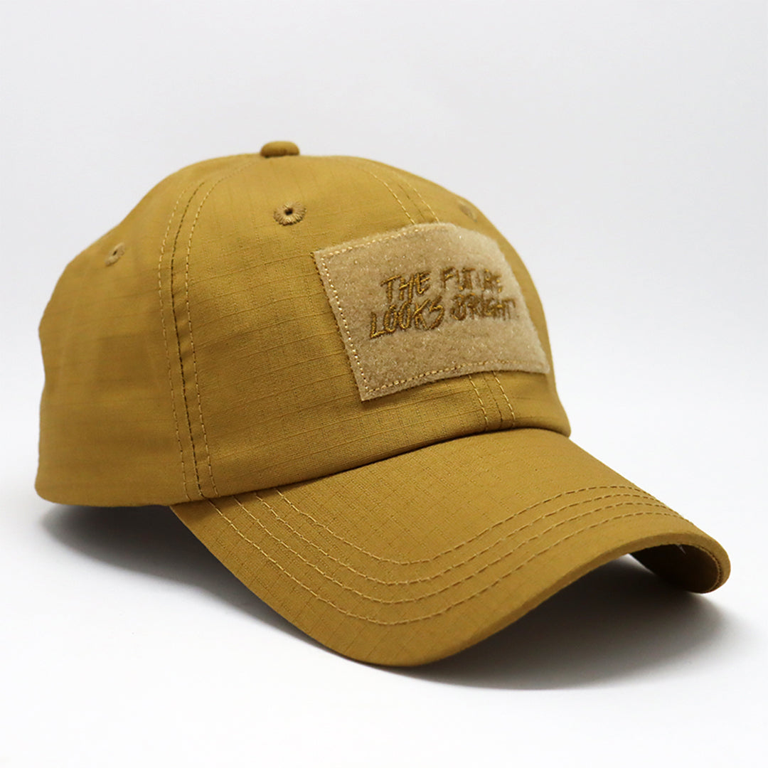 Future Looks Bright Rust Patch Snapback Hat - Vintage Distressed Baseball Cap for Men & Women - Perfect for Streetwear, Casual Outfits & Hipster Fashion