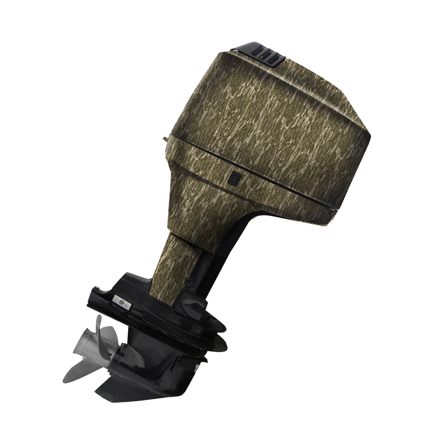 Mossy Oak Bottomland Camo Boat Motor Vinyl Wrap Kit - Easy to Install Matte Finish for Outboard Motors Up to 90HP - Perfect for Fishing, Hunting & Outdoor Adventures