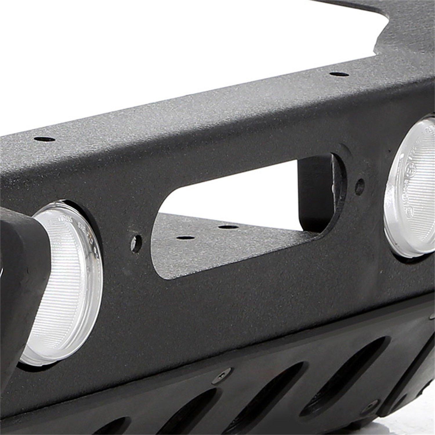 Smittybilt 76724 SRC Gen 2 Heavy Duty Steel Front Bumper for Jeep Wrangler & Off-Road Vehicles - Perfect for Trail Riding & Rock Crawling