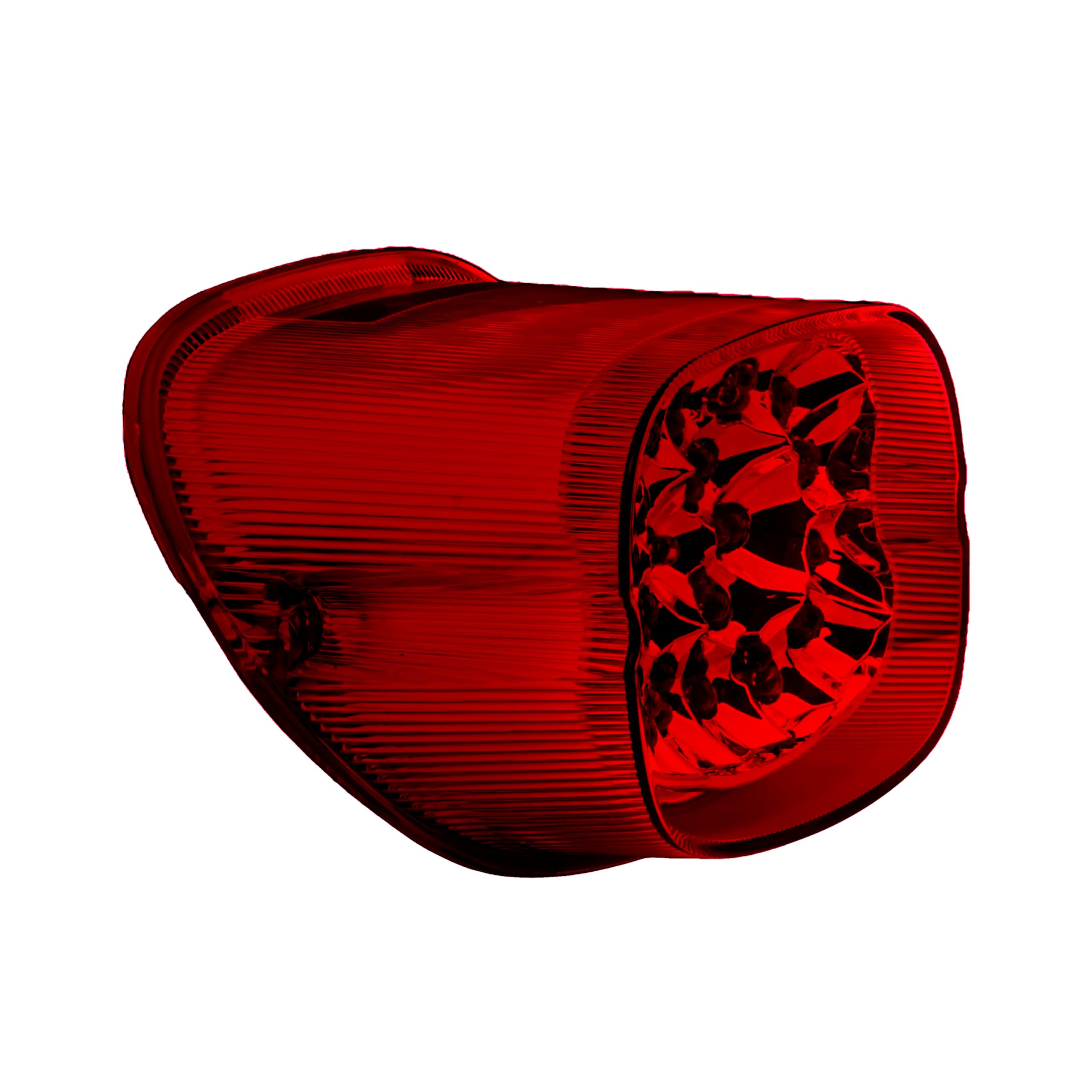 Eagle Lights 8900TL2-R Squareback LED Tail Light Kit with Integrated Turn Signals for Harley Davidson Motorcycles - Red | High Visibility Brake Light for Night Riding & Safety | Perfect for Touring, Cruising & Custom Builds