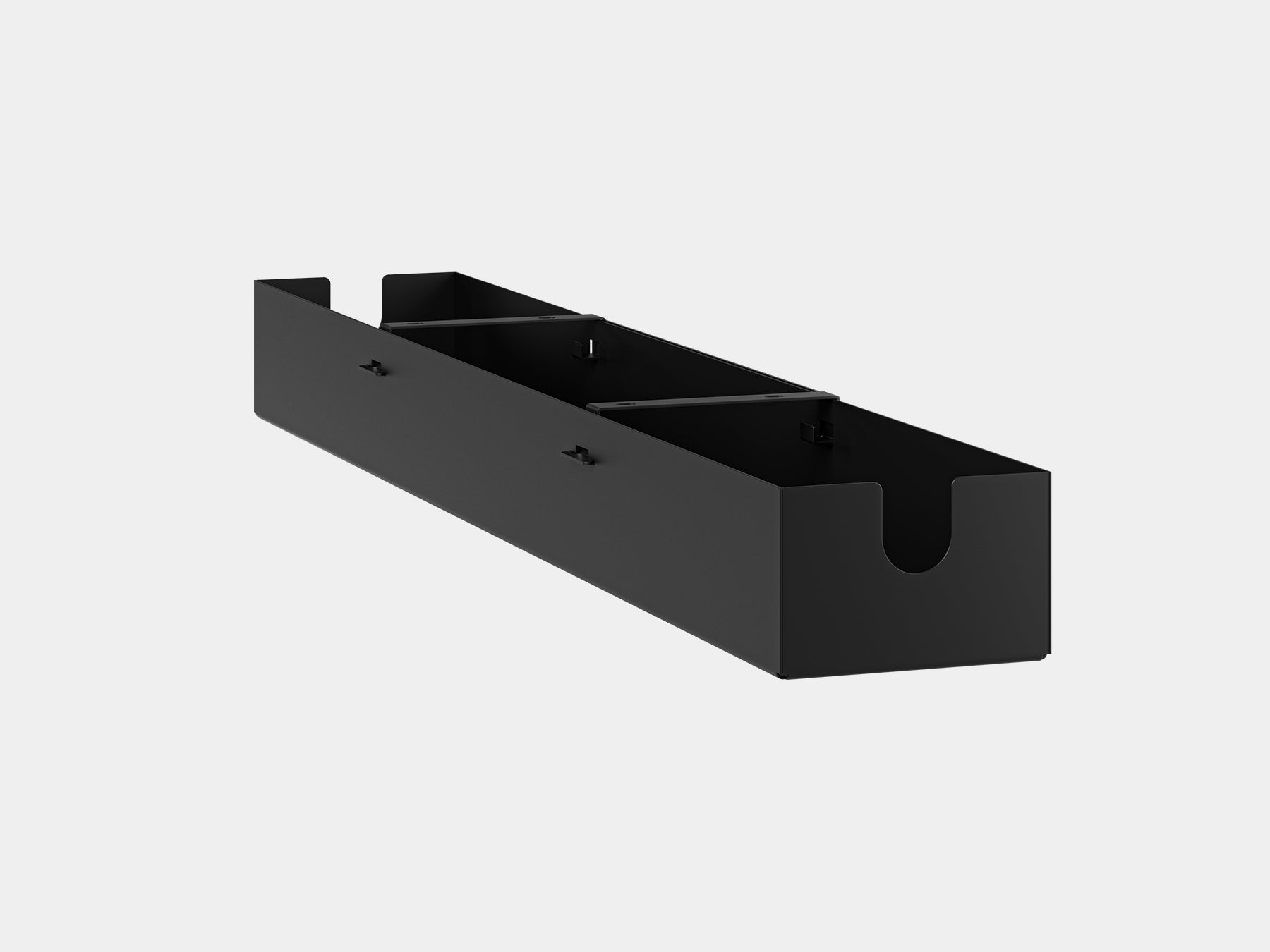 Under Desk Cable Management Tray - Organizer for Wires & Cords - Perfect for Home Office, Gaming Setup & Workspace Organization