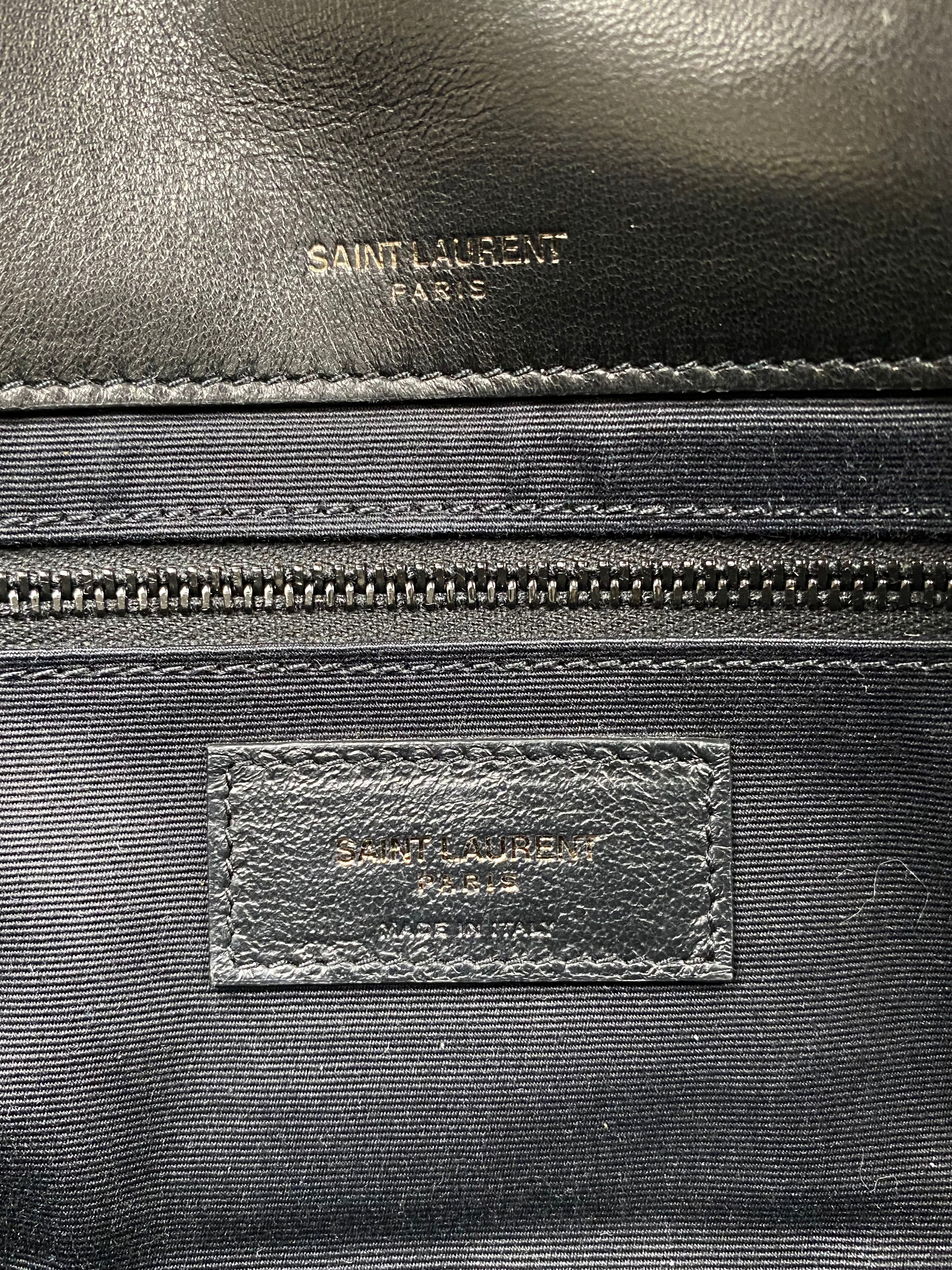 Saint Laurent Medium Black Jamie Bag - Luxury Leather Crossbody Purse for Women | Perfect for Evening Out, Party & Date Night