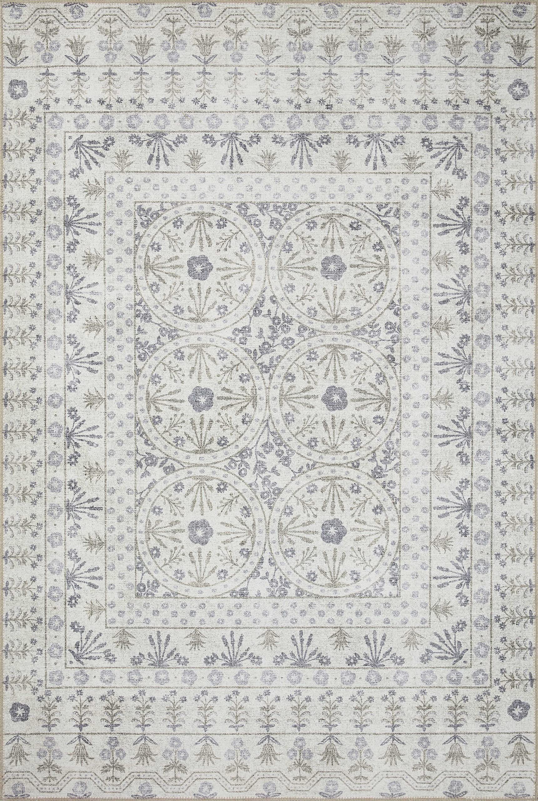 Loloi Rifle Paper Co. Maison Collection MAO-03 Rosette Ivory 8'4