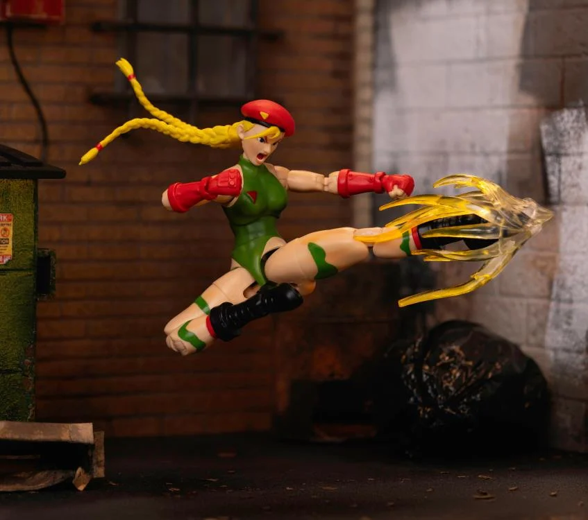 Jada Toys 1/12 Scale 6-Inch Street Fighter II Action Figures - Cammy, Dee Jay & Guile Collectible Figurines for Display, Gaming & Cosplay Inspiration