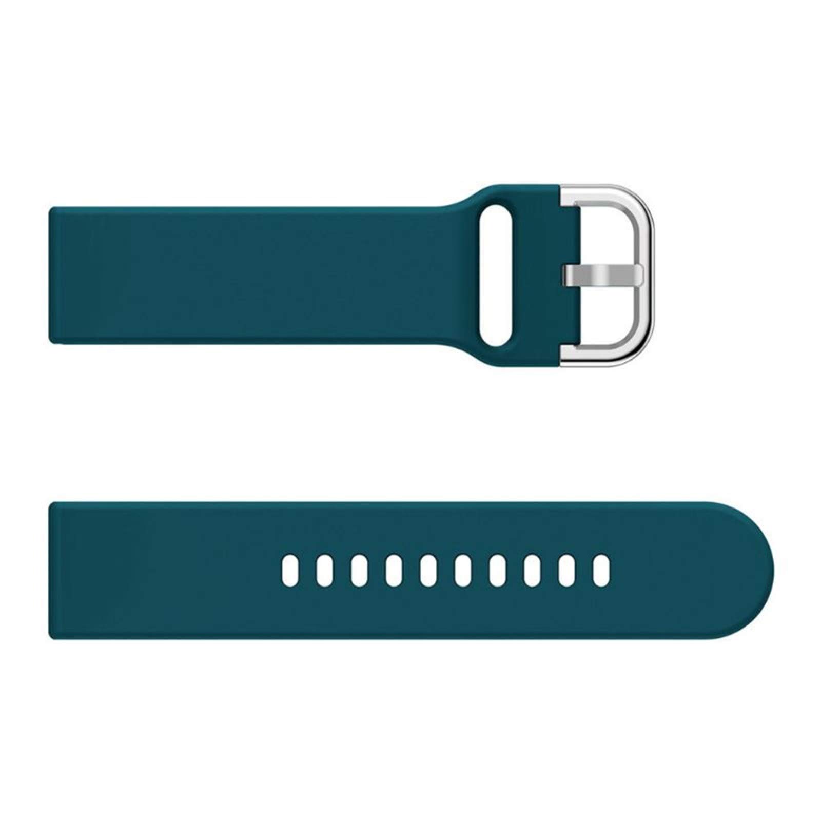 YIISU 20mm Silicone Watch Band for Realme - Fashion & Comfort for Sports & Daily Wear