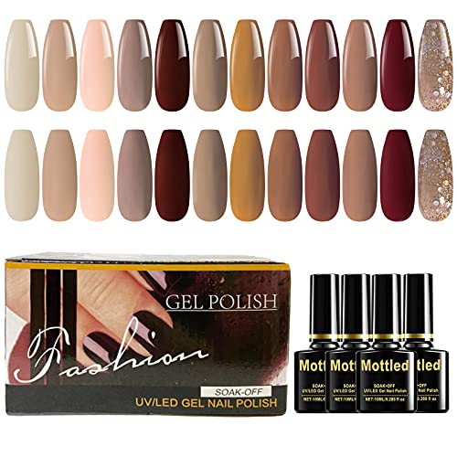Num 12 COLORS - BROWN SET 1