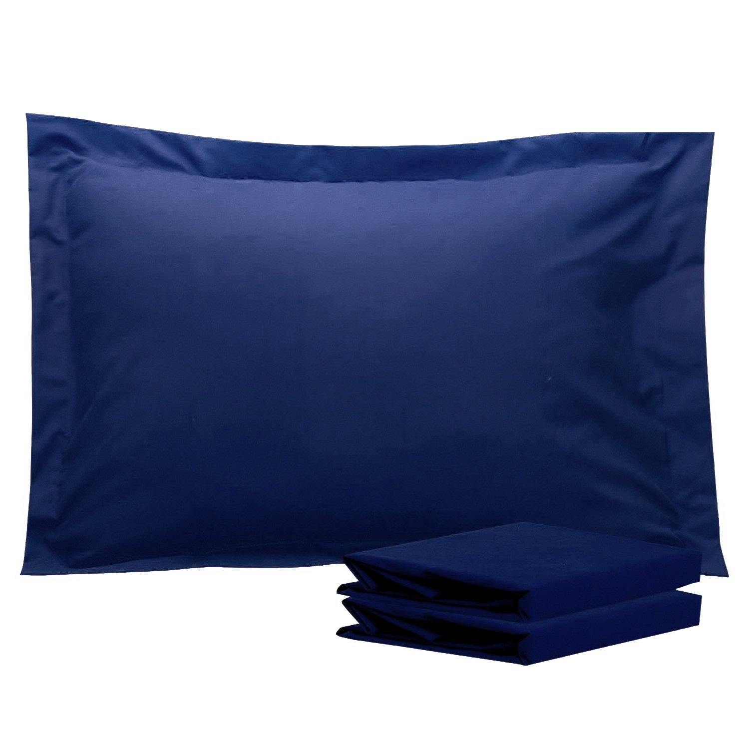 2 Pack 100% Soft Microfiber Pillow Shams - Hypoallergenic & Breathable Bedding Set by NTBAY® | Perfect for Bedroom, Guest Room & Hotel Decor
