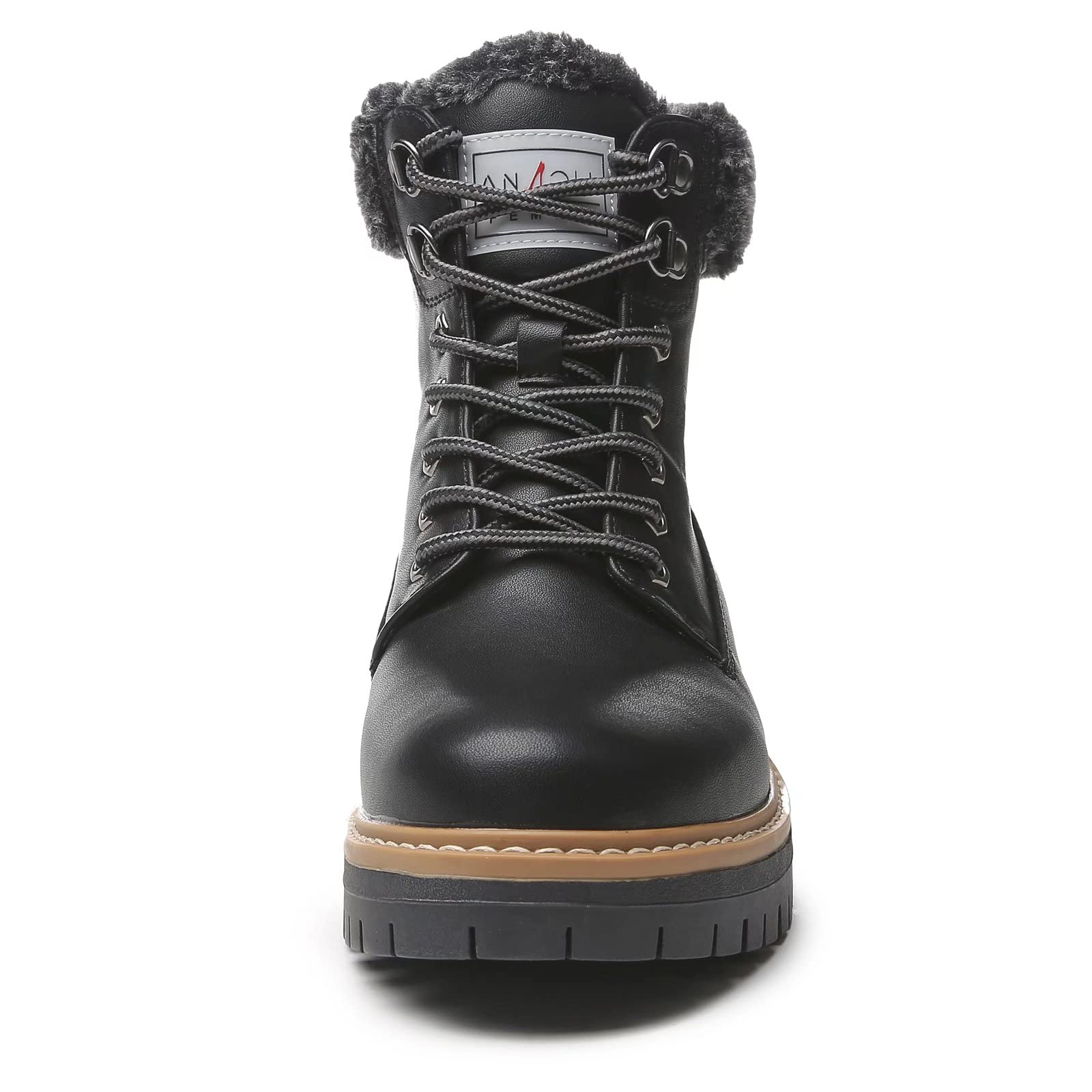 ANJOUFEMME Women's Waterproof Winter Hiking Boots - Lightweight Warm Snow Boots for Outdoor Walking, Backpacking & Casual Wear | Perfect for Cold Weather Adventures, Snowy Trails and Daily Commute