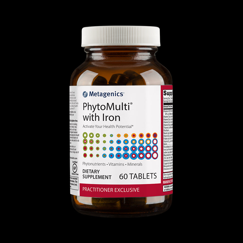 PhytoMulti® with Iron - Premium Multivitamin Supplement for Women & Men - Supports Energy, Immunity & Overall Health - Ideal for Active Lifestyles & Daily Wellness