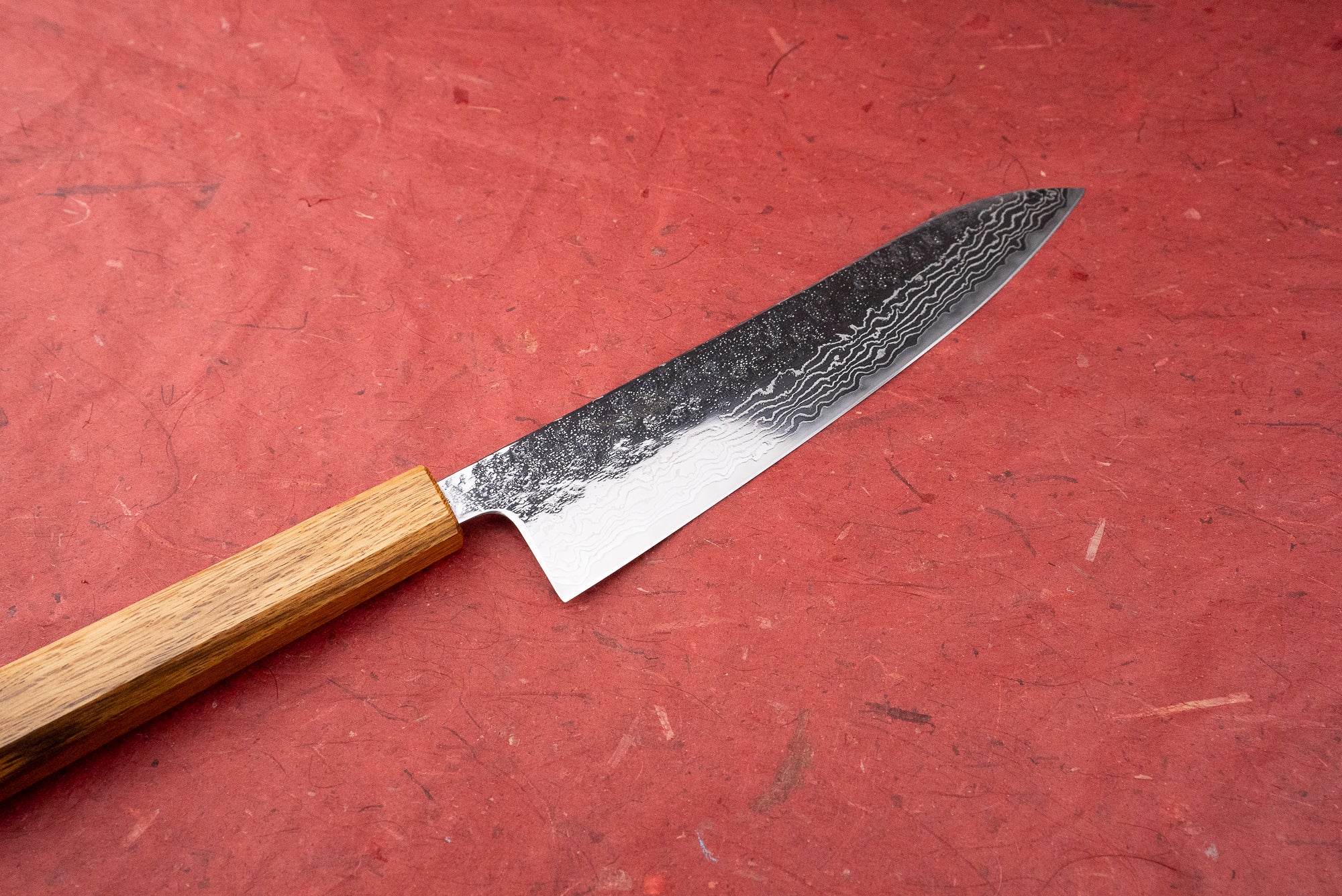Premium Tsunehisa 440C Sanjusan Tsuchime Migaki Damascus Gyuto Knife 210mm - High-Performance Japanese Chef Knife for Slicing, Dicing, and Precision Cutting in Professional Kitchens & Home Cooking