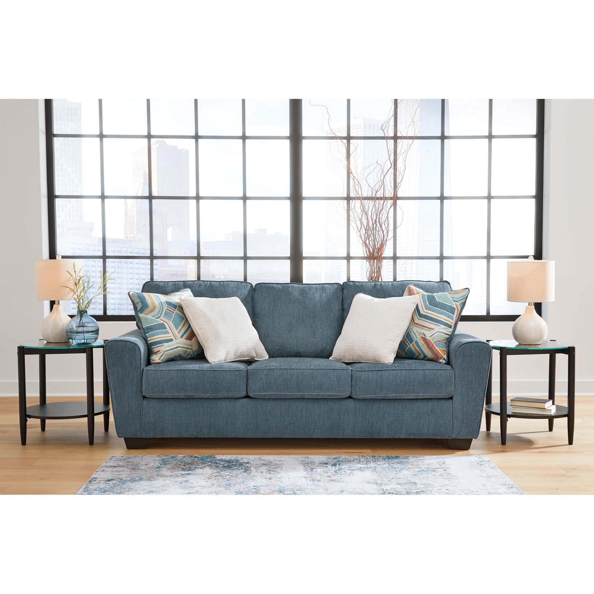 Cashton Sofa - Modern Comfortable Couch for Living Room, Bedroom & Office - Soft Upholstered Sectional with Sturdy Frame - Perfect for Relaxing, Entertaining & Small Spaces