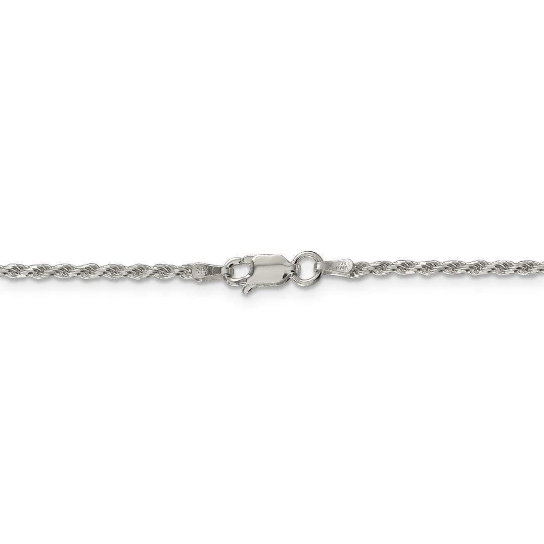 Sterling Silver Diamond-Cut Rope Chain Necklace, Bracelet & Anklet Set - Perfect for Gifts, Layering & Everyday Jewelry Wear