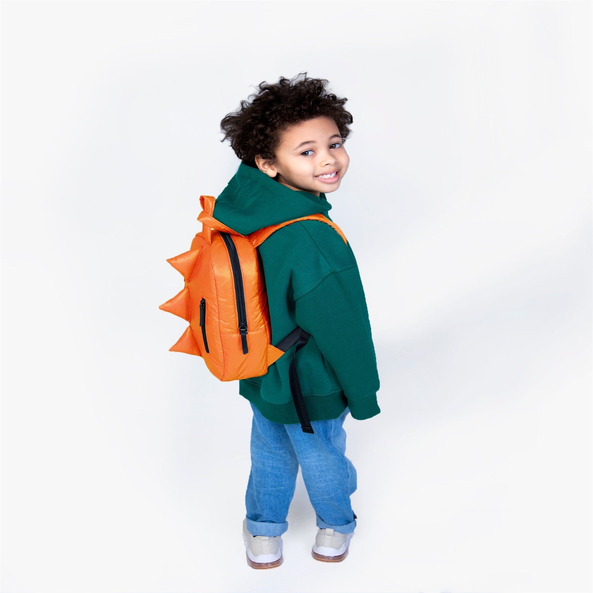 7AM Enfant Dino Backpack for Kids - Dinosaur Themed School Backpack with Adjustable Straps & Multiple Pockets - Perfect for School, Travel & Outdoor Adventures