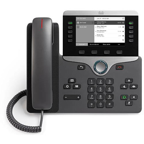 Cisco IP Phone 8811 - VoIP Business Phone with HD Voice, PoE Support & 3.5