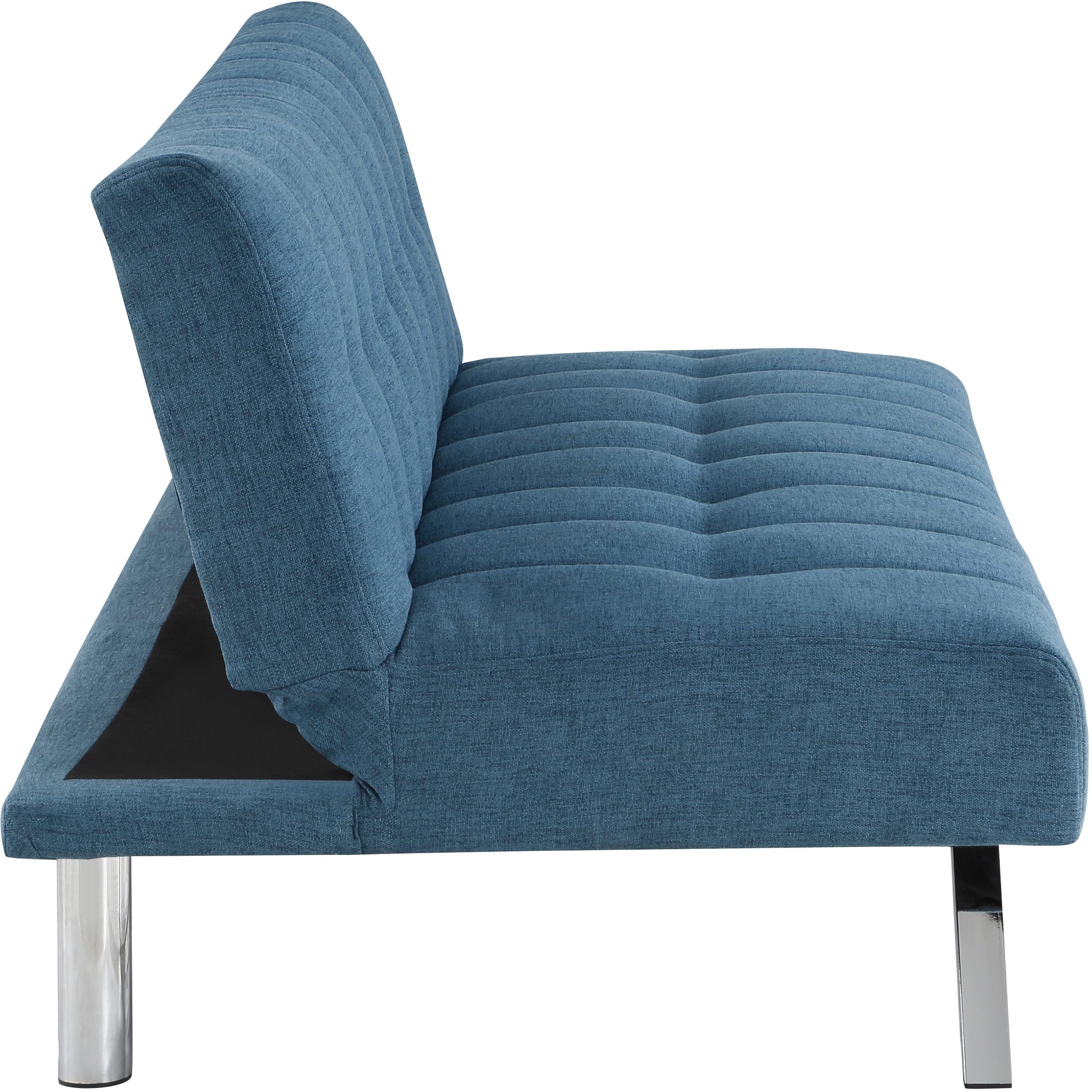 Office Star Sawyer Futon [SYR] - Comfortable Convertible Sofa Bed for Small Spaces, Guest Rooms & Dorm Rooms - Modern Sleeper Futon with Sturdy Metal Frame - Perfect for Apartments, Studios & Home Offices