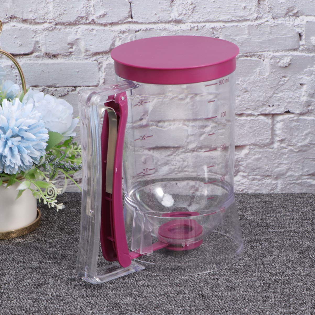 DOITOOL Muffin Mix Label Dispenser - Baking Tool for Cupcakes, Pancakes, Waffles & Crepes - Easy Pour Batter Dispenser for Perfect Baking - Ideal for Home Bakers, Bakeries & Cafes