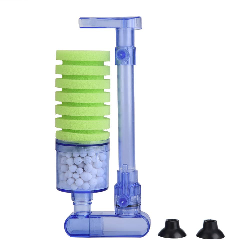 High-Quality Aquarium Sponge Filter - Oxygen Pump & Water Filter for Mini Fish Tanks | Ideal for Betta, Shrimp & Small Aquariums