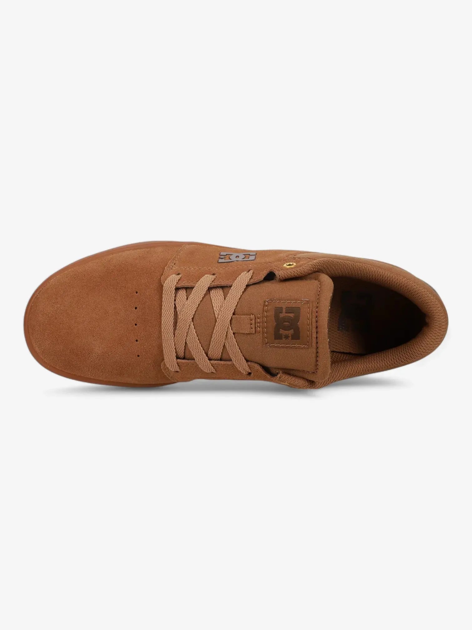 DC Crisis 2 Skate Shoes for Men - Brown Leather High-Top Sneakers with Cushioned Insole | Perfect for Skateboarding, Streetwear & Casual Wear
