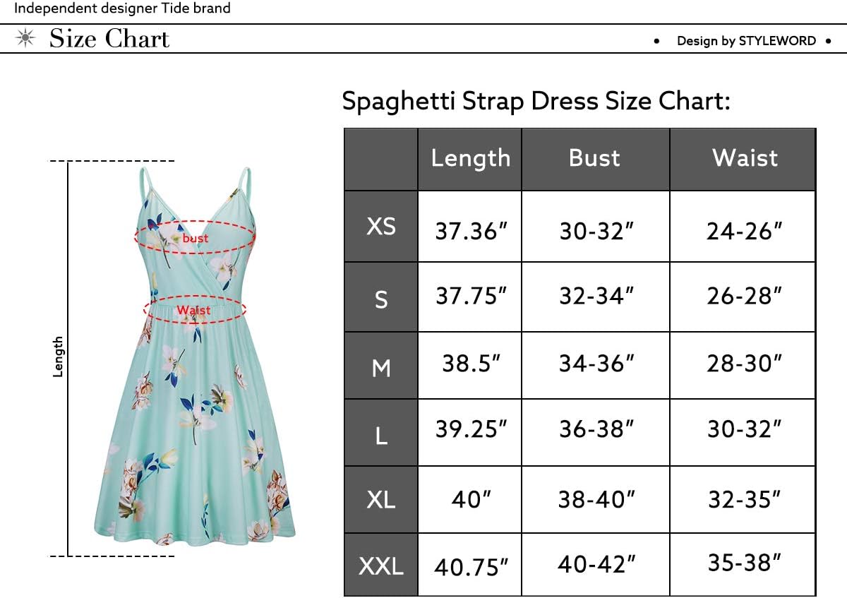 Elegant V-Neck Spaghetti Strap Casual Dress with Pockets - Perfect for Summer Outings, Beach Vacations & Date Nights