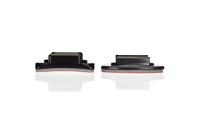 GoPro Curved and Flat Adhesive Mounts - 2 Pack for Hero 11/10/9/8/7/6/5/4 - Waterproof Camera Mounting Accessories for Surfing, Cycling, Motorcycling & Outdoor Adventures