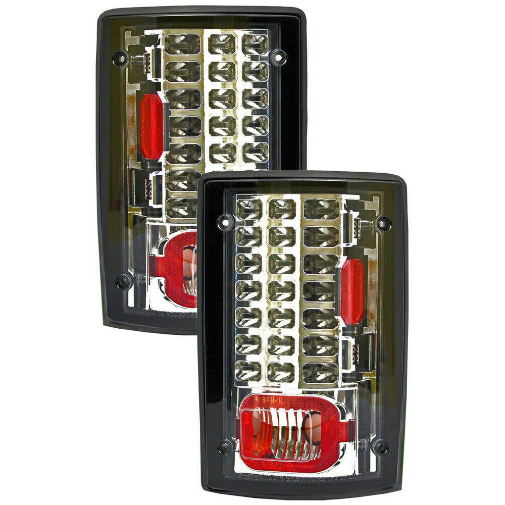1995-2012 Ford Econoline E-Series & 2000-2005 Excursion LED Tail Lights Pair - FO2801114, FO2800114, FO2801194 | Replacement Parts for Improved Visibility & Safety | Perfect for Night Driving & Towing