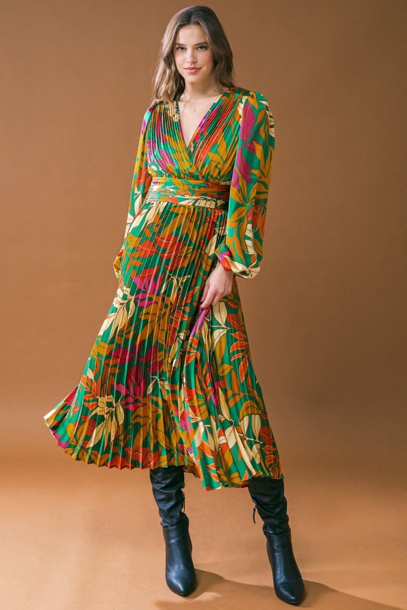 Stylish ALWAYS HAVE FUN WOVEN MIDI DRESS for Women - Flowy Summer Dress with Pockets, Perfect for Beach Vacations, Date Nights & Casual Outings