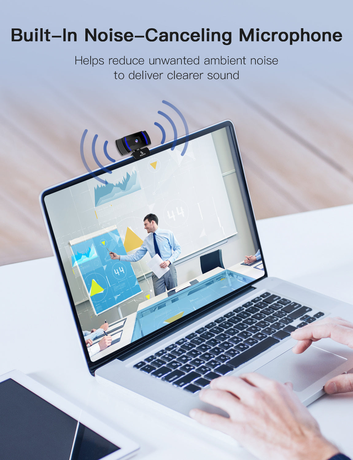 NexiGo N930AF 1080P HD Autofocus Webcam with Built-in Microphone for Zoom, Skype, Teams - Perfect for Remote Work, Online Classes & Video Conferencing
