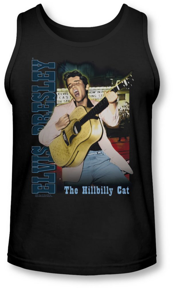 Elvis Presley Mens Memphis Tank Top - Vintage Rock Music T-Shirt for Concerts, Parties & Casual Wear