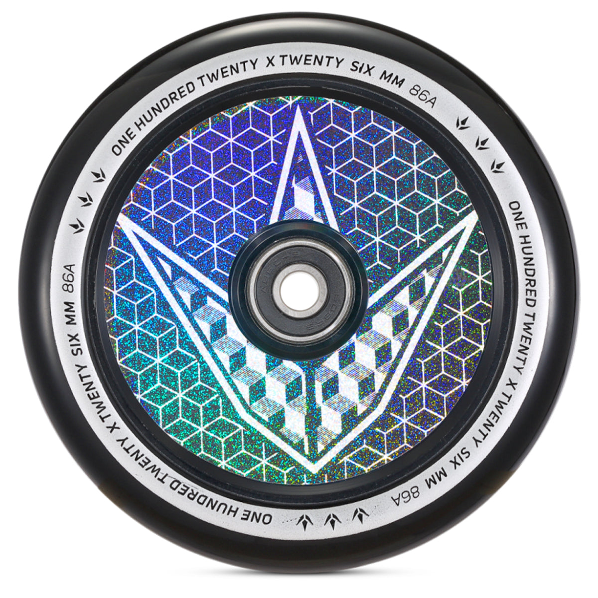 Envy Holographic Skateboard Wheels 120mm - Smooth Ride for Street & Park Skating - Perfect for Cruising & Tricks