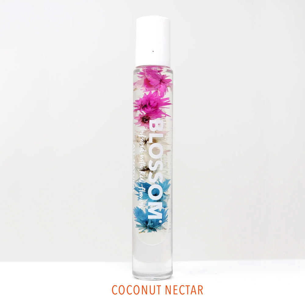 Blossom Roll On Perfume Oil - All Natural Vegan Fragrance, Paraben Free, Cruelty Free (1 Piece) - Perfect for Daily Wear, Travel & Gift Giving