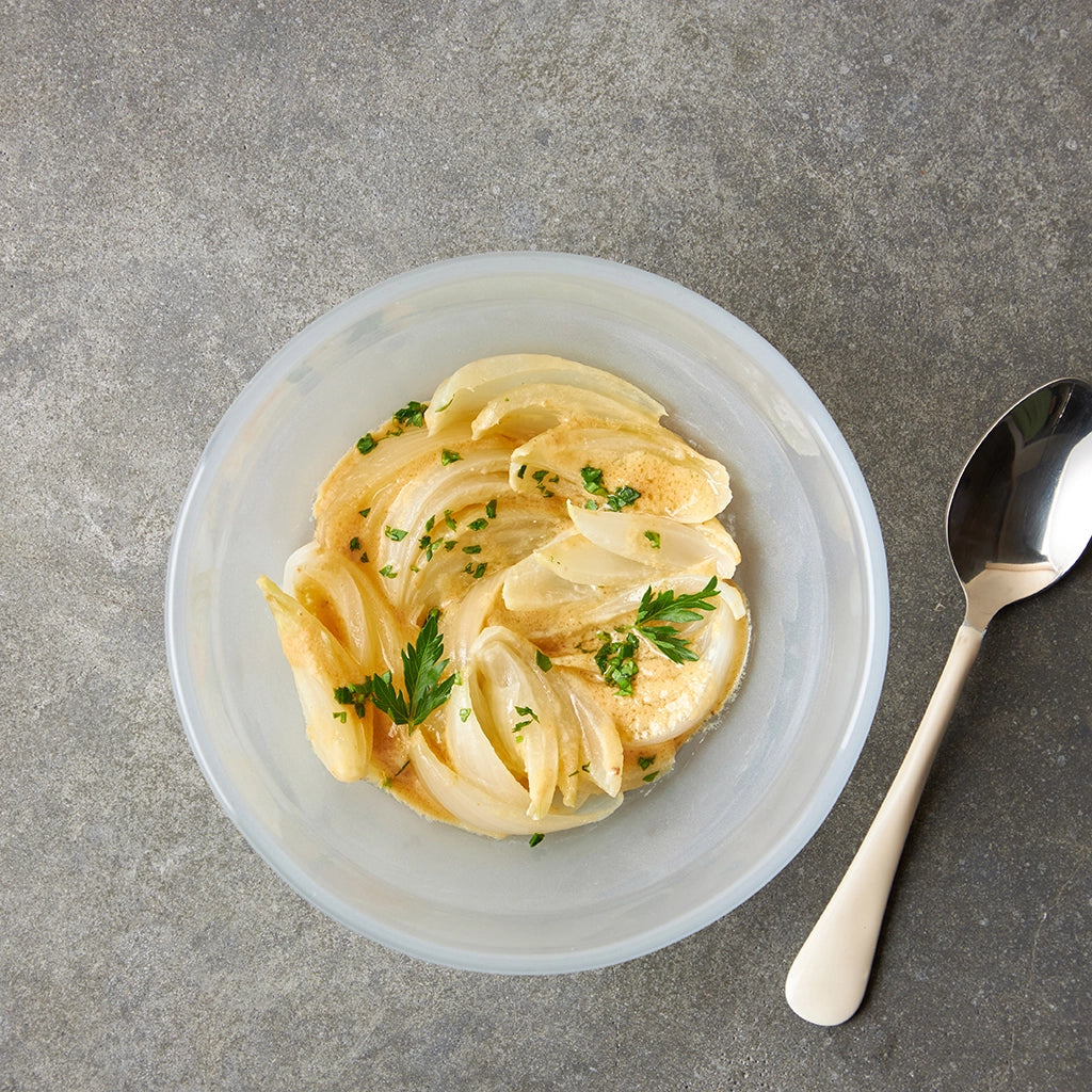 Miso Butter Poached Onions - Japanese-Inspired Sweet & Savory Side Dish | Perfect for Steak Topping, Burgers & Gourmet Recipes
