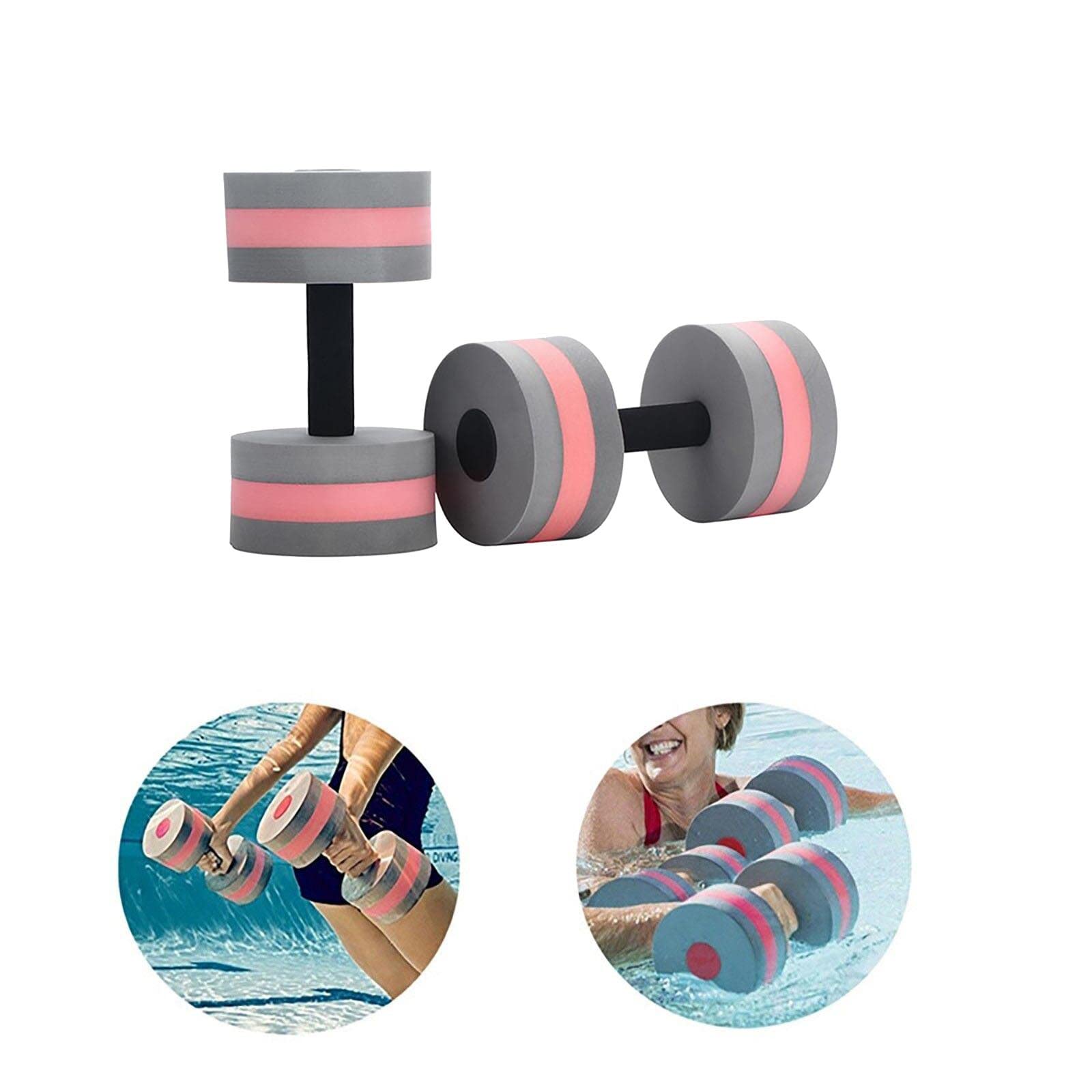 **Best Water Dumbbells for Pool Workouts – 2-Pack Foam Aquatic Dumbbells for Water Aerobics, Resistance Training & Fitness – Lightweight Floating Hand Bars for Swimming, Aqua Gym & Home Exercise**