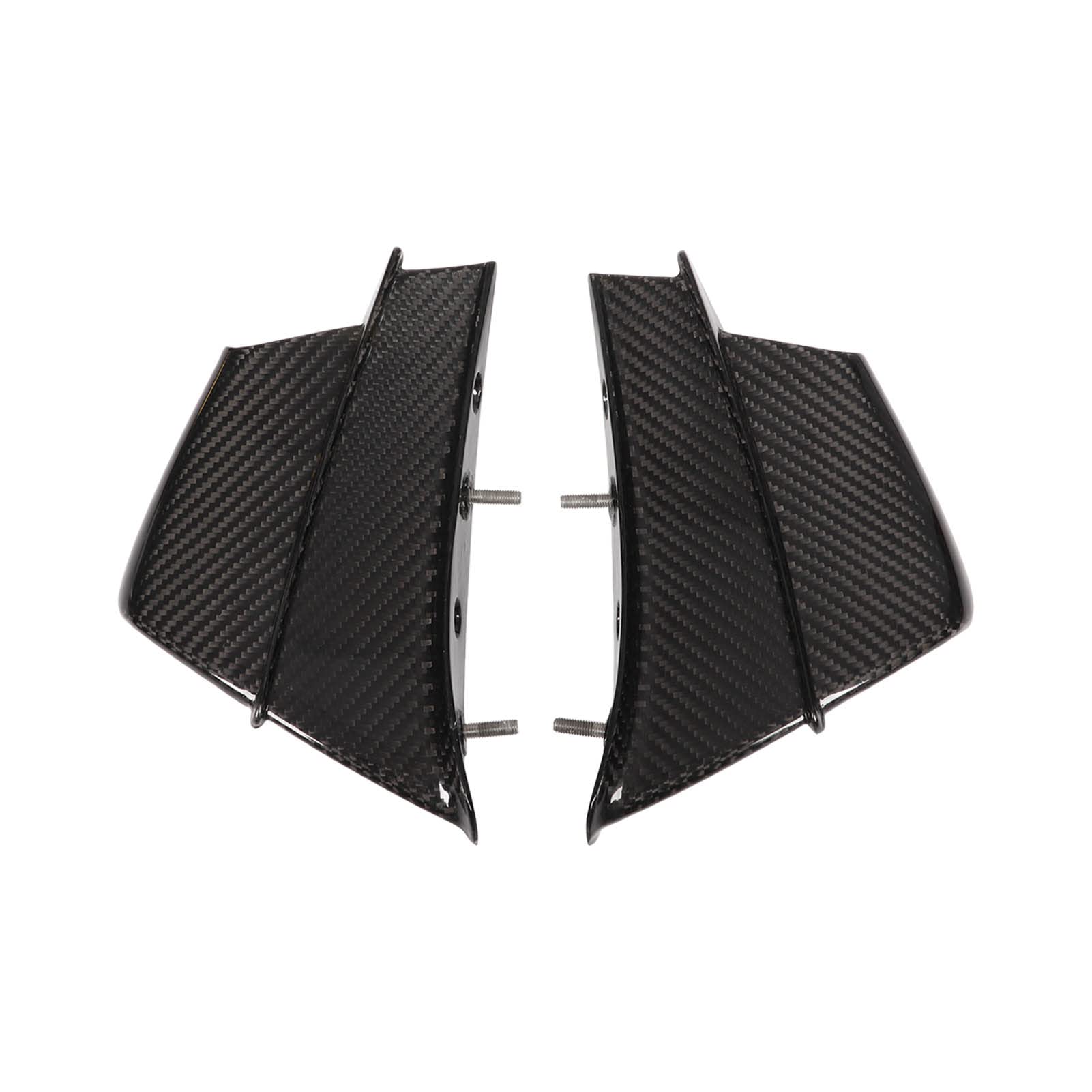 High-Temperature Resistant Motorcycle Spoiler Wing - 2 Pcs Stable Abrasion-Proof Winglets for Bike Customization | Durable & Colorfast for Street & Racing Motorcycles