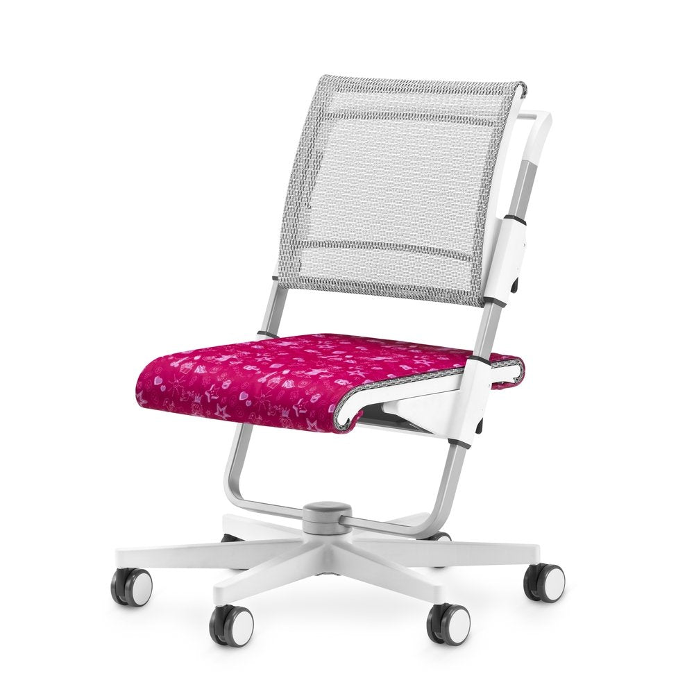 Moll Scooter Chair - White | Foldable Rolling Stool for Home, Office & Workshop | Compact Mobility Seat with Wheels for Easy Movement