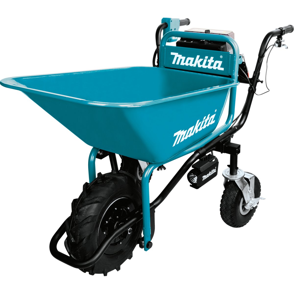 36V (18V X2) LXT® Brushless Cordless Wheelbarrow with 5.0Ah Battery - Heavy Duty Electric Wheelbarrow for Construction, Landscaping & Garden Work