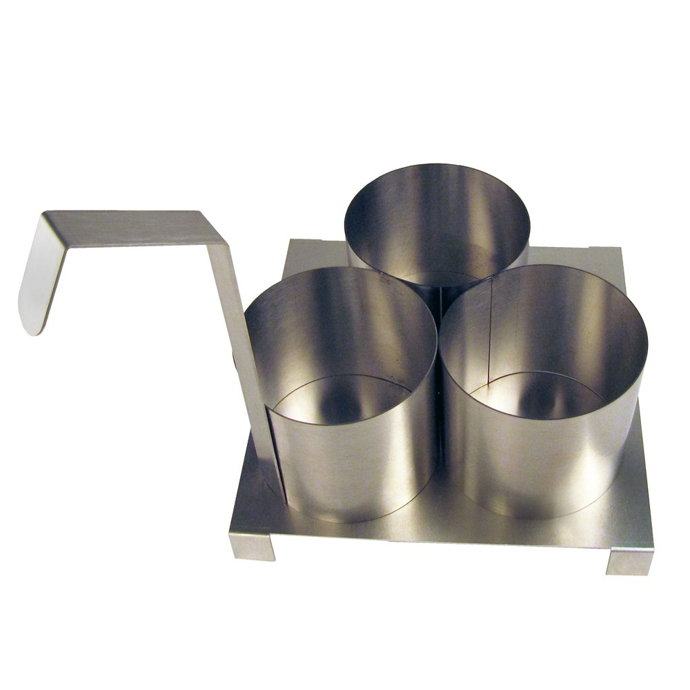 Paragon 4 1/2-Inch Funnel Cake Mold Ring with Base Plate (4025) - Professional-Grade Baking Tool for Carnival Treats, Fair Food & Home Desserts