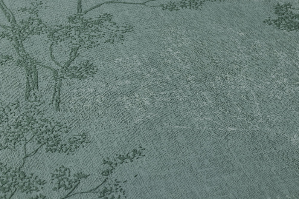 New Walls Flourishing Linen - Premium Home Decor Fabric for Wall Hangings, Curtains & Table Runners | Perfect for Boho, Farmhouse & Modern Interior Design